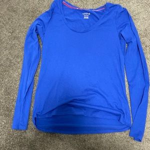 Blue long sleeve shirt